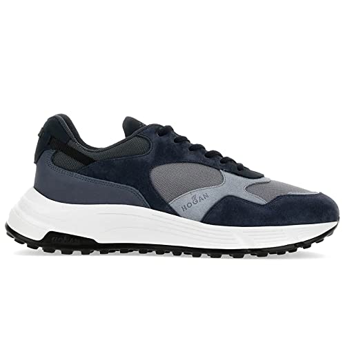 Prodotto HOGAN 100% originale Hogan Sneaker da Uomo&nbsp Hyperlight Uomo Blu e Grigio - HXM5630DM90 MI1563S - Taglia 7