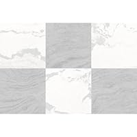 FloorPops Langley FP5062 Bodenfliesen, zum Abziehen und Aufkleben, 30,5 x 30,5 cm, Grau