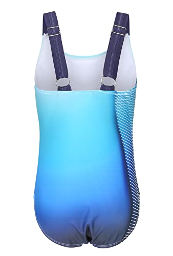 Image of Girls One Piece Swimsuits Halter Bathing Suits Summer Swimwear 3-16 Years