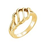 Sonia Jewels Solid 10k Yellow Gold Metal Fashion Remount Base 1 (Width = 9.5mm) - Size 5.5