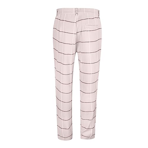 Ymosrh Men's Pants Slim Fit Dress Pants Fashion Skinny Stretch Casual Business Pants Golf, S-3XL2