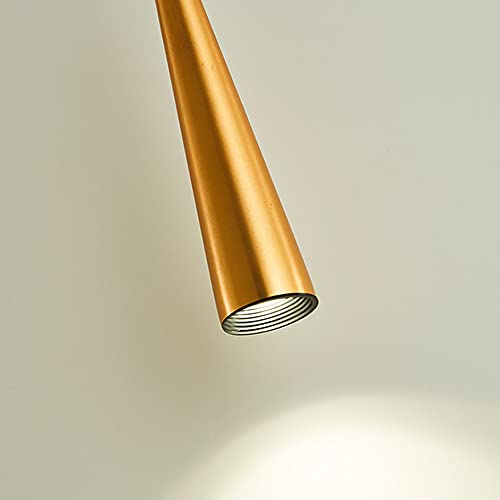 Spots de bar suspendus or réglables pour chambre 6000K