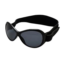 BANZ Baby Retro Kidz Oval Sunglasses with Strap - 2-5 Years Toddler Sunglasses 100% UV Eye Protection With Glare Reduction