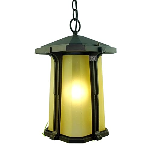 Luminaire suspendu extérieur imperméable 385MM pour porche et pergola