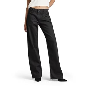 G-STAR Women's Judee Loose Low Waist Jeans Schwarz (Pitch Black D22889-B479-A810) 25W / 32L