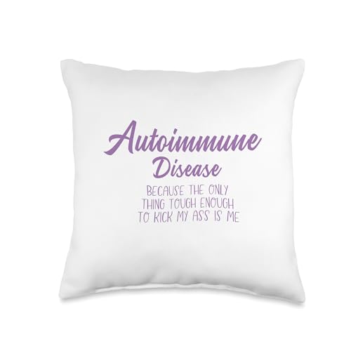 Autoimmune Disease Awareness,Autoimmune Disorder Support,Aut Throw Pillow