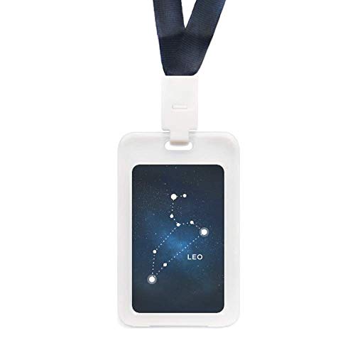 Porte-carte d'identité Lion transparent pour pass Navigo et badge de travail