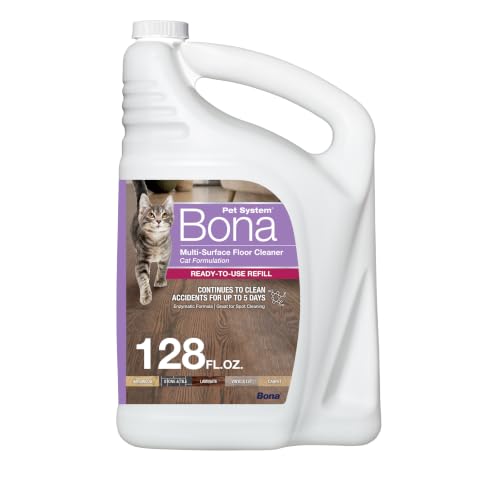 Image of Bona Pet System Multi-Surface Floor Cleaner Refill, Cat Formulation 128oz