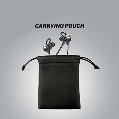 Image of Cosmic Byte CB-EP-06 in-Ear Earphones with Inbuilt and Detachable Dual Microphone, Lightweight, Hi-Fidelity Drivers (Black /Silver)