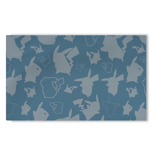 Northwest Pokemon Pika Silhouette Blue Area Rug 36 x 62 in Washable Non-Slip Mat Official Nintendo Licensed Soft Surface for Playroom or Bedroom