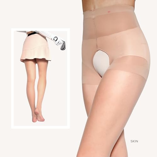Open Bottom 30D Golf Pantyhose Breathable UV Protection Tights Summer Stockings Sheer Silky Foot Loop Stirrup2