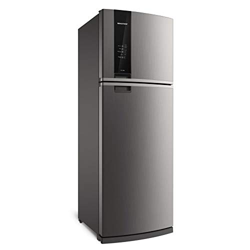 Geladeira Brastemp Frost Free Duplex 500 litros cor Inox com Turbo Control - BRM57AK - 220V