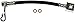 Dorman H621609 Brake Hydraulic Hose Compatible with Select Ford Models