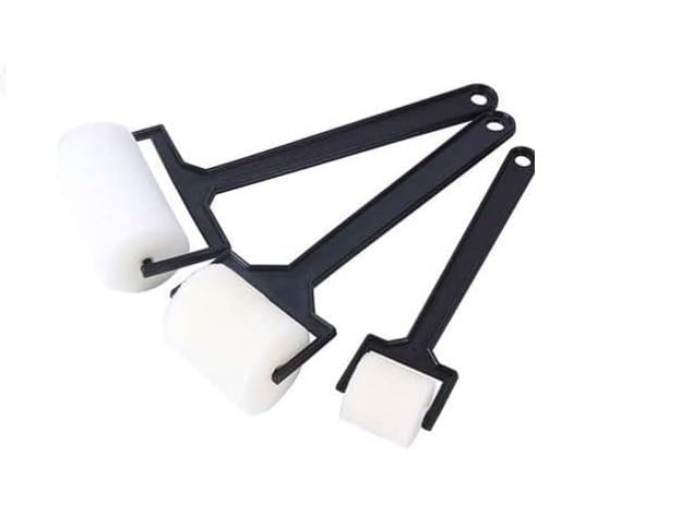 53ARTS 3Pcs Foam Paint Rollers Painting Foam Brush Roller Sponge for Kid Young Artists Paint Supply DIY Art Craft Painting Tool