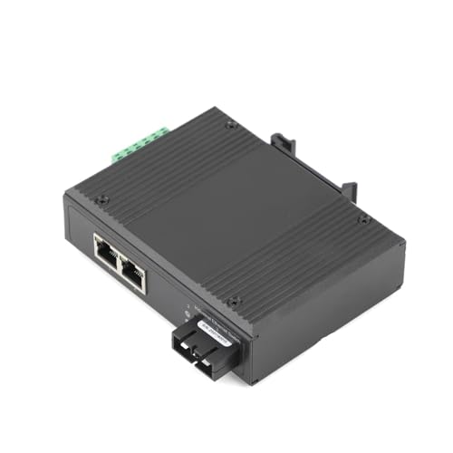 Commutateur POE 100M de qualité industrielle 2 ports SC et 2 RJ45