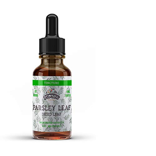 Parsley Leaf Tincture Alcohol-Free Extract, Organic Parsley (Petroselinum crispum) Dried Leaf, for Bladder, Kidneys, Liver, Thyroid & Detox, Non-GMO in Cold-Pressed Organic Vegetable Glycerin 4 Oz