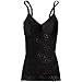 Bali womens Lace 'N Smooth Fajas Cami Df8l12 shapewear tops, Black, XX-Large US