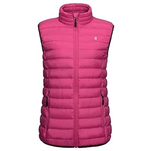 Little Donkey Andy Women’s Lightweight Warm Puffer Golf Vest Thermal Winter Sleeveless Jacket for Hiking Travel Casual
