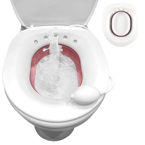 Joey&Viggy Sitz Bath for Toilet | Hemorrhoids Treatment & Postpartum Essentials | Portable Bath for Elderly Essentials, Yoni Steam, Haemorrhoids & Piles Treatment | Portable Bidet Toilet Seat