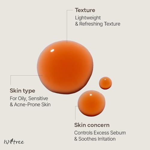 Isntree Green Tea Fresh Facial Toner Oil, 200Ml Deep Moisturizing, Sebum Control, Nourishing, Revitalizing, Hypoallergenic, Pack of 1