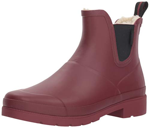 TRETORN Women's LINAWNT Rain Shoe, Dark red, 6