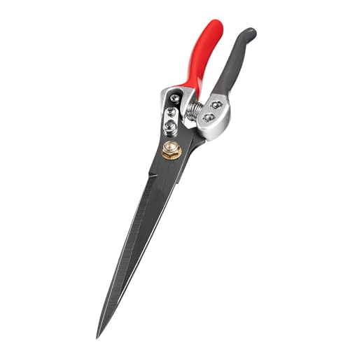 Grasschere, Schafschere, verschleißfester Griff, Stahl, Doppelschneider mit Feder, starke Feder, geeignet für Rinder, Schafe, Handbetrieb