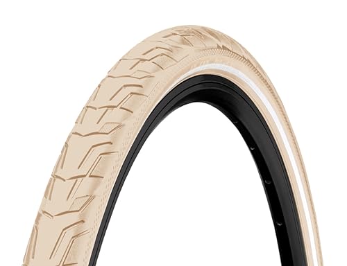Pneu Continental Ride City 47-622 creme 28x1.75 pneu rigide securite velotaf