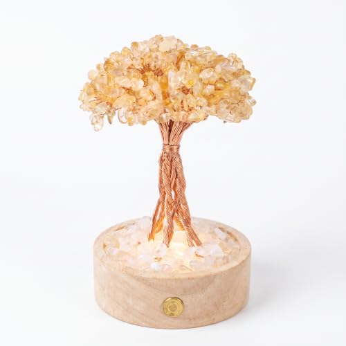 Fatonio Natural Citrine Crystal Tree...