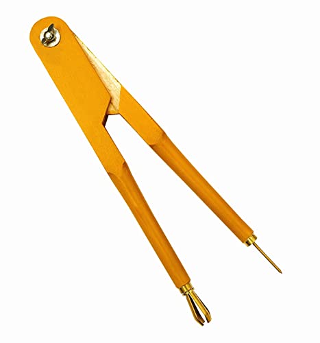 Uttam Wooden Compass for Teachers (Excellent Quality) – for Black Board – with Brass Fitting - for Schools, Classes and Any Teaching Purpose