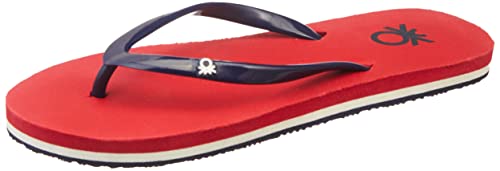 Image of United Colors of Benetton womens 22p8cffpl045i Red Slipper - 3 UK (36 EU) (22P8CFFPL045I)