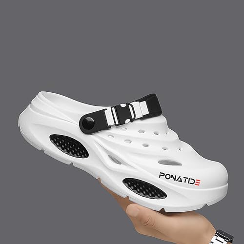 Men's half slippers with detachable cushioning holes, men's toe caps, men's sandals4