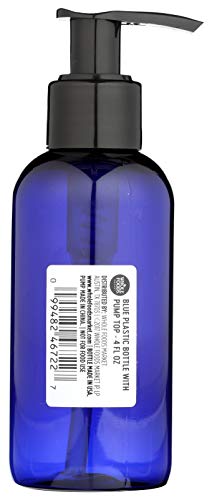 Whole Foods Market, Blue Plastic Bottle with Pump Top, 4 fl oz