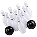 KESYOO 2 Sets Bowling Ball Floor Play Bowling Bowling Interaction Leisure White