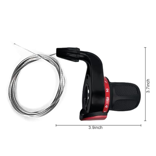Cycling Gear, Shifter Lever, 1 Pair Bicycle 21 Speed Twist with Non Slip Handlebar Grip 7.87x5.91x1.18 Inches for E Bikes, Folding Bikes, Commuting, Training, Touring, Garage, Kids, Adults, Urban – Image 3