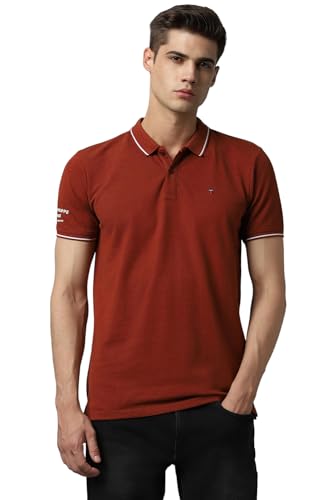 Image of Louis Philippe Men's Cotton Slim Fit T-Shirt