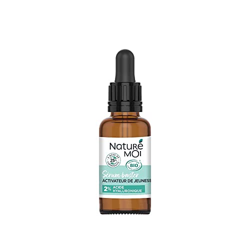 Naturé Moi - Sérum Visage Booster - Activateur de Jeunesse - Soin Visage pour Réduire les Rides - Tous types de peaux - 2% d'Acide Hyaluronique - 99% d'Origine Naturelle - 30 ml - Fabriqué en France Cover