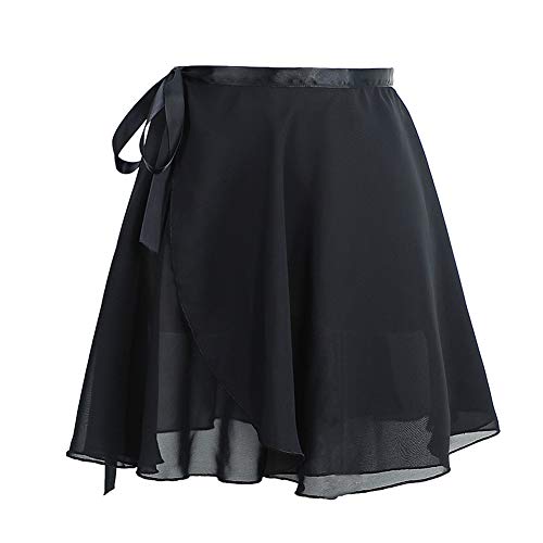 Yoodancy Ballet Chiffon Skirt, Girls Chiffon Wrap Ballet Skirt Ballet Skirt Wrap Chiffon
