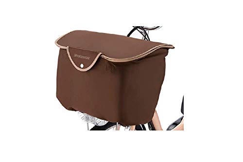 Bridgestone FBC-SCS P5499 A462101DC Stylish Front Basket Cover S DC (Dark Brown)