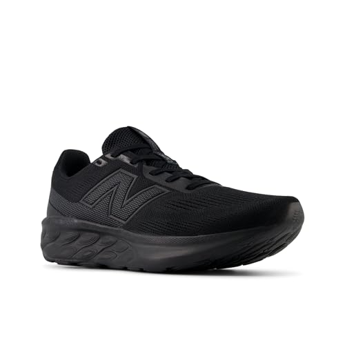 New Balance New Balance Men's Fresh Foam 520 V9 Running Shoe, Black/Black/Phantom, 7 M
