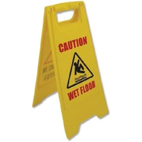 Charles Bentley Wet Floor Sign Yellow - Ref WFS001