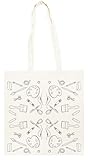 TAMBOOTEE Symmetrie Der Künstlerbedarfsartikel Unisex-Einkaufssack Aus Baumwolle Beige Unisex Totebag Beige Totebag Cotton