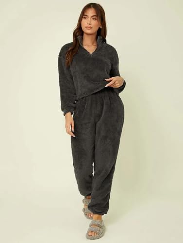 Image of KOTTY Women's Cozy Plush Fleece Lounge Pants - Ultra Soft Warm Relaxed Fit Comfort Wear
