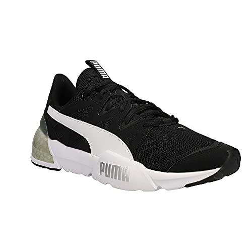 PUMA mens Cell Pharos Cross trainer, Puma Black-puma White-puma Silver, 11.5 US