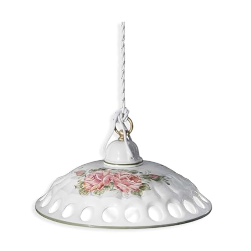 Suspension 1 lumière Napoli en laiton satiné pour un éclairage chic