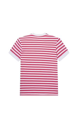 Image of Classic Girlls Striped T-Shirt,Short Sleeve, Crew Neck