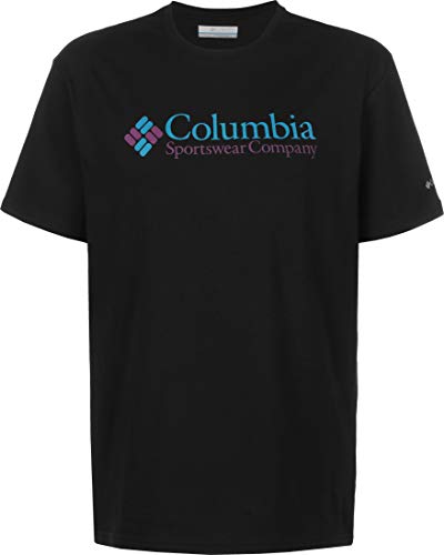 Columbia CSC Basic Logo T-Shirt Men's T-Shirt - Black, Csc Brand Retro, Small