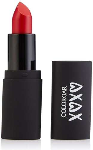 Image of Colorbar XOXO Everlasting Matte Lipstick-Red Hood 019 | Infused with Jojoba Oil, Coco Butter and Vitamin E | Paraben Free | Full Coverage.