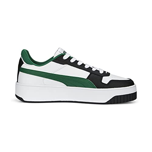 Image of PUMA Women's Carina Street Sneaker, Puma White Vine Puma Black, 6 UK