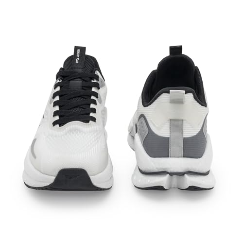 Red Tape ETPU Athleisure Shoes for Men |Cultured Round-Toe Shape & Cushioning Technology White/Grey - Image 4