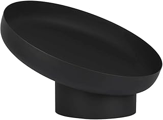 14 Outdoor Patio Ideas With Fireplace for Cozy Night Gatherings 54 Esschert Design Sloping Fire Bowl, Black